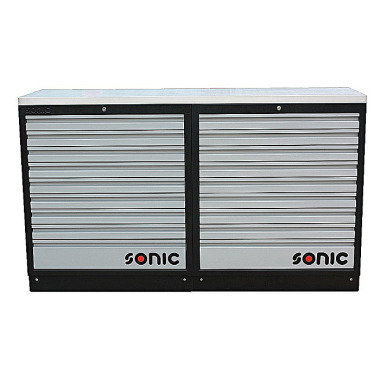 Sonic Unidad de pared MSS 1690mm con encimera de acero inoxidable 4731704