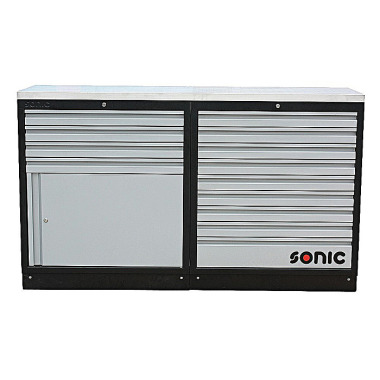 Sonic Unidad de pared MSS 1690mm con encimera de acero inoxidable 4731706