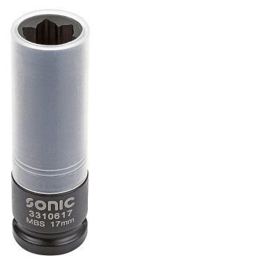 Sonic Llave de vaso de impacto para llantas 1/2’’ para MB, 17mm 88mm 3310617