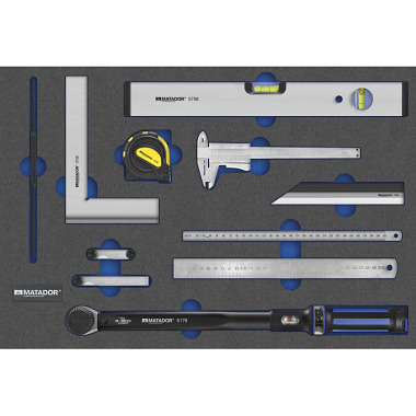 MATADOR MTS R: Measuring Tools, 11 pcs 3/3: 565x390mm 8164 1798