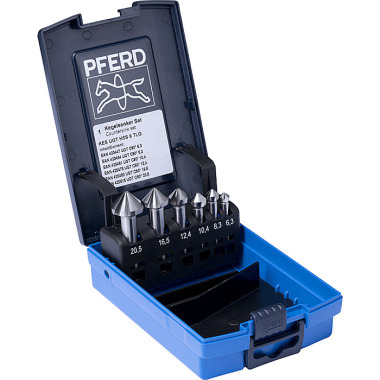 PFERD Herramientas de taladrar y avellanar PFERD SET UGT HSS DIN335 C90° 6 25202192