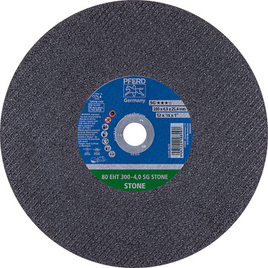 PFERD Disco de corte 80 EHT 300-4.0 SG STONE/25.4 61629325