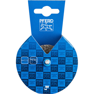 PFERD Cepillo redondo con eje, desenredado POS RBU 5015/6 INOX 0,20 43701014