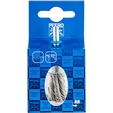 PFERD Cepillo cepillo con eje, nudoso POS PBG 1919/6 INOX 0,60 43706004