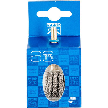 PFERD Cepillo cepillo con eje, nudoso POS PBG 3028/6 INOX 0,60 43706008