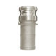 Riegler Conector rápido Kamlok con arandela, tipo E, aluminio, LW 38 108077