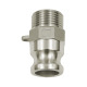 Riegler Conector rápido Kamlok con AG, tipo F, ES 1.4401, R 3/4 108131