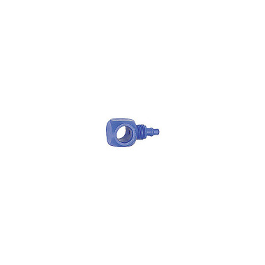 Riegler Conector de anillo simple, para G 1/4, para manguera de 6/4 mm, POM 110761