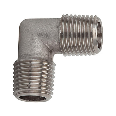 Riegler Codo, exterior/exterior, R 1/8, acero inoxidable 1.4404 112806