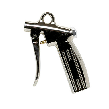 Riegler Pistola de soplado sin boquilla, aluminio fundido a presión niquelado, G 1/4 hembra 117444