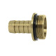 Riegler conector de manguera 1/3 G1/2x13, con junta tórica NBR, con collar, MS en bruto 146133