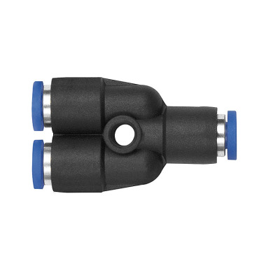 Riegler Conector en Y ”Serie azul” mini, para manguera exterior Ø 6 148884