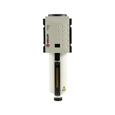 Riegler Prefiltro »FUTURA«, recipiente metálico, tubo de observación, 0,3 µm, BG 4, G 1, HA 156565