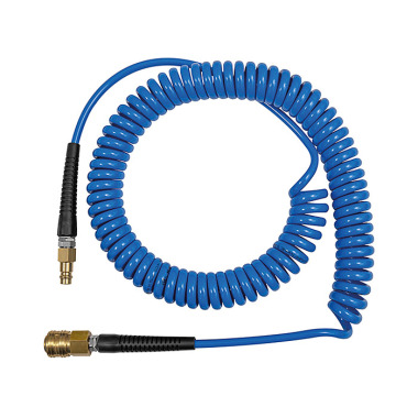 Riegler Conjunto de acoplamiento estándar para tubo flexible espiral, PU, tubo ø 12x8, 7,5 m 158184