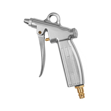 Riegler Pistola de aire dosificada, boquilla estándar, fundición inyectada de aluminio niquelada, NW 7,2 202424