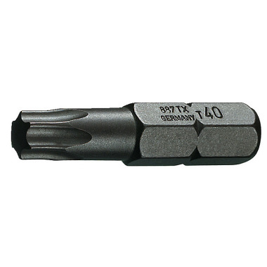 GEDORE Punta destornillador 1/4» interior TORX con espiga T10 688 TX T10 S-010