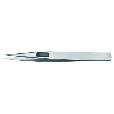 GEDORE Precision tweezers, flat, satin non-glare finish 1881655