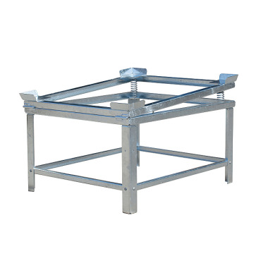 BAUER Vaciador de residuos IBC IR-2, galvanizado en caliente 4472-50-1000-7