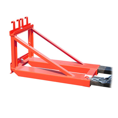 BAUER Elevador de contenedores MH-I, pintado, RAL 3000 rojo fuego 4496-05-0000-2