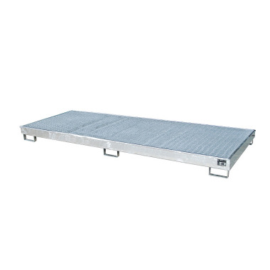 BAUER Bandeja con inserto de PE RW-GR 3300-1 PE, galvanizado en caliente 4518-73-0000-7