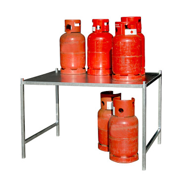 BAUER Soporte para bombonas de gas tipo GFG, galvanizado 4477-13-0000-7