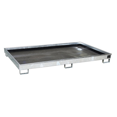 BAUER Bandeja con inserto de PE RW 2200-1 PE, galvanizada en caliente 4518-60-0000-7