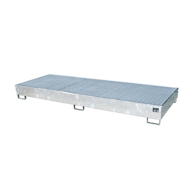 BAUER Bandeja con inserto de PE RW-GR 3300-2 PE, galvanizado en caliente 4518-77-0000-7