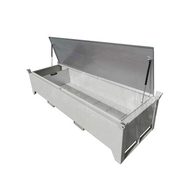 BAUER Caja para tubos fluorescentes SL-N 220, galvanizada en caliente 4422-09-0000-7