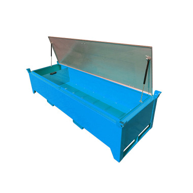 BAUER Caja para tubos fluorescentes SL-N 220, pintada, RAL 5012 azul claro 4422-09-0000-3