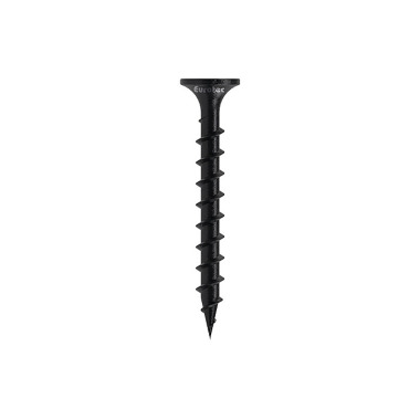 Eurotec Tornillo de sujeción rápida con rosca gruesa - fosfatado negro - PH2 - 3,9 x 25 mm 903910