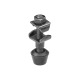 AMF Tornillo de presión nº 6890B 0/M4x34 para brazos de sujeción abiertos negro 99614