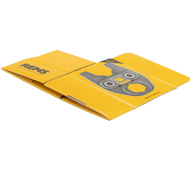 REMS Pinza prensar cartón Mini estampado amarillo 578308 R