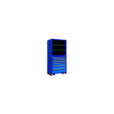 ThurMetall Sistema de armario modular Módulo 1 (AnxPrxAl) 805x695x2100mm azul luminoso RAL 5012 53.448.010