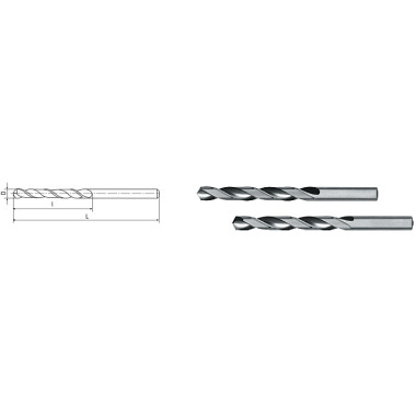 ELMAG Broca helicoidal HSS DIN 338 70034