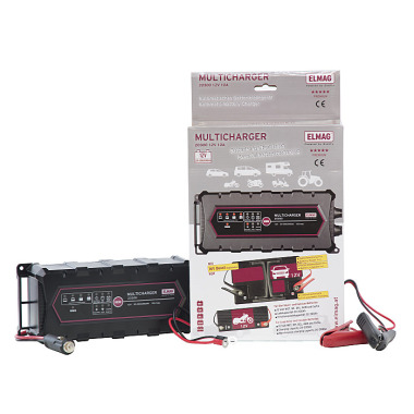 ELMAG Cargador automático de baterías 12 V. 56034