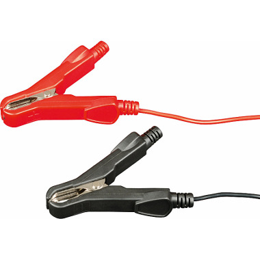 ELMAG Cable de carga incl. terminales de polo rojo/negro, L=0,5m 56040