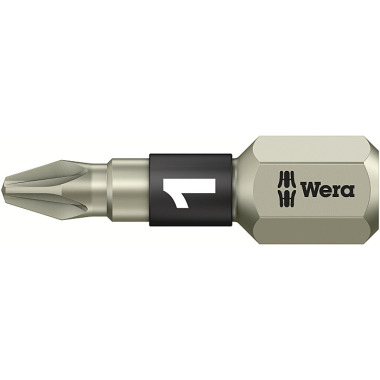 Wera 3855/1 TS PZ 1 x 25 mm Pozidriv-Bit, Torsionsform, Edelstahl 05071020001