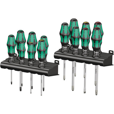 Wera Kraftform Big Pack 300 Schraubendrehersatz + Rack 05105630001