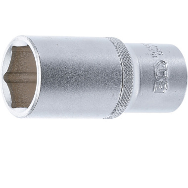 BGS Llave de vaso, hexagonal, profunda | 12,5 mm (1/2”) Drive | 26 mm 10566