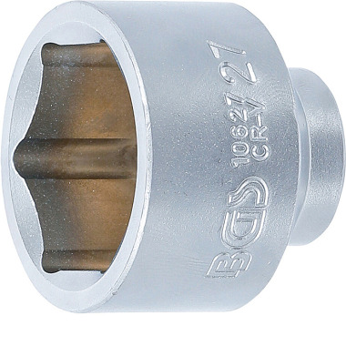 BGS Llave de vaso hexagonal | 10 mm (3/8”) Drive | 27 mm 10627