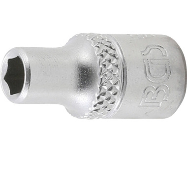 BGS Llave de vaso, hexagonal | 6,3 mm (1/4«) Drive | 3/16». 10651