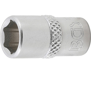 BGS Llave de vaso hexagonal con arrastre de 6,3 mm (1/4«) y 11/32». 10656