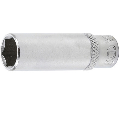 BGS Llave de vaso, hexagonal, profunda | 6,3 mm (1/4”) Drive | 7/16» 10673