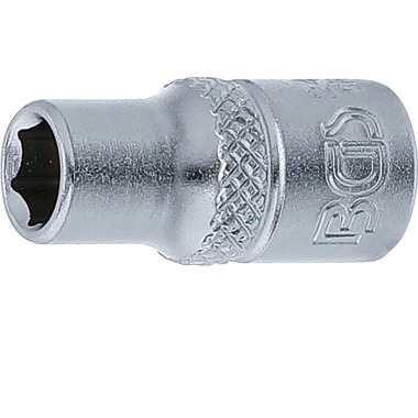 BGS Llave de vaso hexagonal con arrastre de 6,3 mm (1/4”) | 6 mm 2478