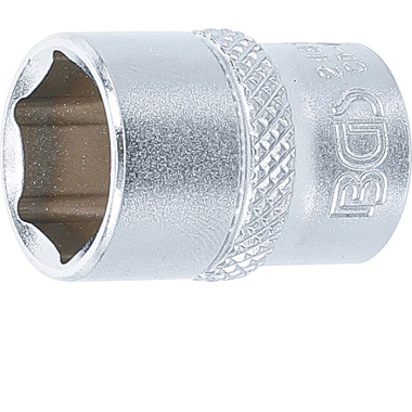 BGS Llave de vaso hexagonal con accionamiento de 6,3 mm (1/4”) | 13 mm 2485