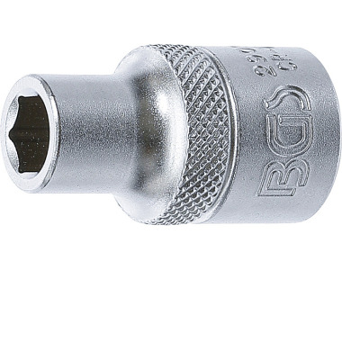 BGS Llave de vaso hexagonal | entrada 12,5 mm (1/2”) | 9 mm 2909