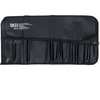 BGS Bolsa enrollable para herramienta con 15 compartimentos | 660 x 320 mm | vacío 3314