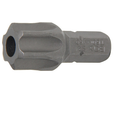 BGS Punta | longitud 30 mm | entrada 8 mm (5/16”) | perfil en T (para Torx) con perforación T60 4460