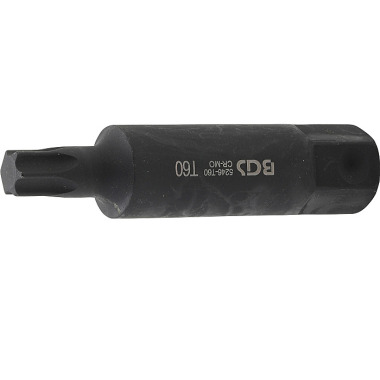 BGS Punta | longitud 100 mm | 22 mm Accionamiento | T-Star (para Torx) T60 5246-T60