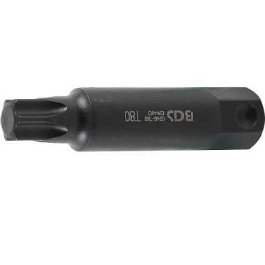 BGS Punta | longitud 100 mm | 22 mm Accionamiento | T-Star (para Torx) T80 5246-T80